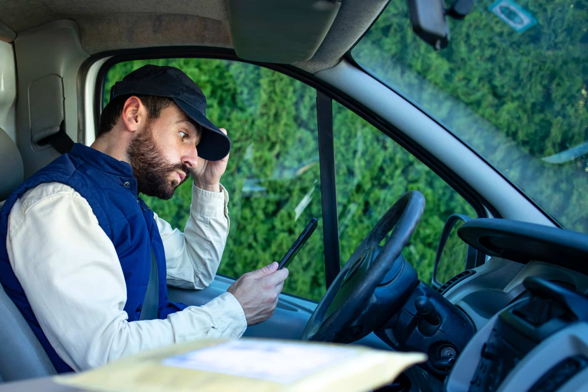 A special process server attempting to serve court papers to a hard-to-find individual in a residential neighborhood.