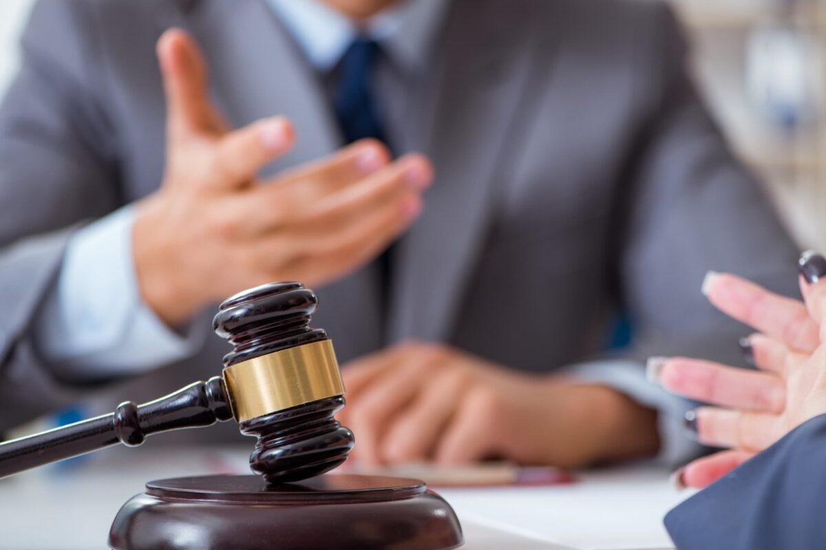 Corporate lawyer receiving process service for a business-related legal matter.